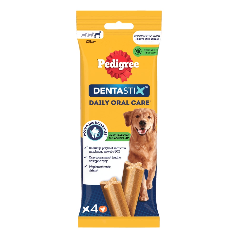 PEDIGREE® DentaStix™ Duże Rasy 4, 7, 28 & 56 sztuk
